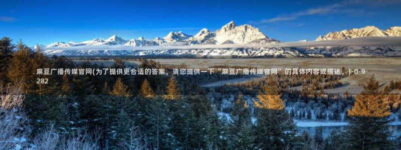 麻豆视频最新最新：麻豆广播传媒官网(为了提供更合适的