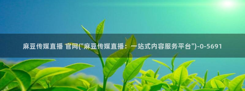 麻豆合集最新：麻豆传媒直播 官网(\