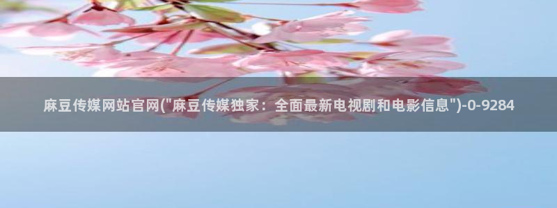 麻豆视频官方高清